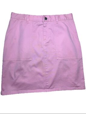 Lauren Ralph Lauren Women’s Pink Mini Skirt Casual Cotton Blend Sz 6P Y2K Preppy